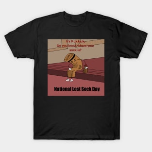 National Lost Sock Memorial Day T-Shirt